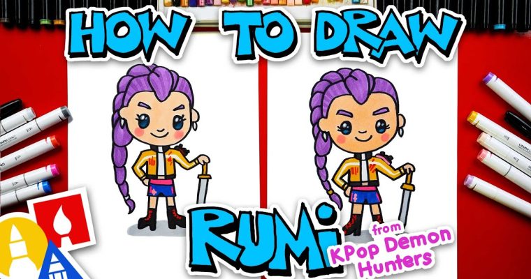 איך לצייר את רומי מ"ציידי השדים של קיי-פופ"