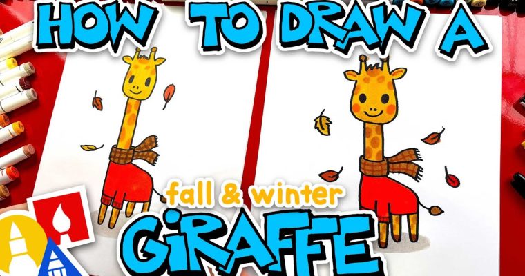 🦒 איך מציירים ג'ירפה סתווית? מדריך פשוט לילדים 🦒