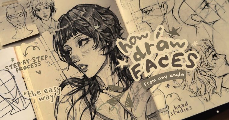 ציור פנים וראש: המדריך השלם למתחילים צעד אחר צעד